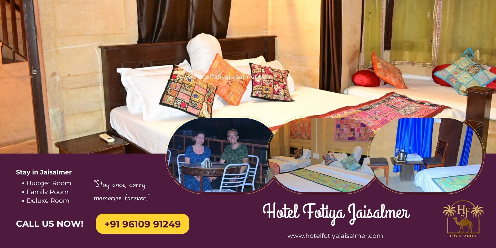 Hotels in Jaisalmer Rajasthan | Best Hotels, Resorts & Family Stays- HFJ
